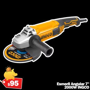 Esmeril Angular 7" 2000W 8450RPM INGCO - Modelo UAG200018