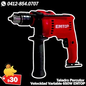Taladro Percutor 1/2 650W EMTOP - Modelo ULMD15651