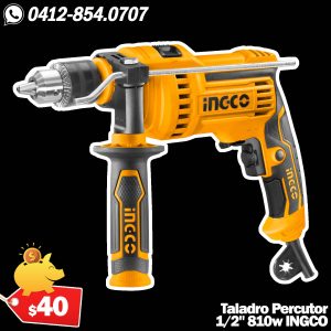Taladro Percutor Industrial 1/2" 810W INGCO - Modelo UID8108